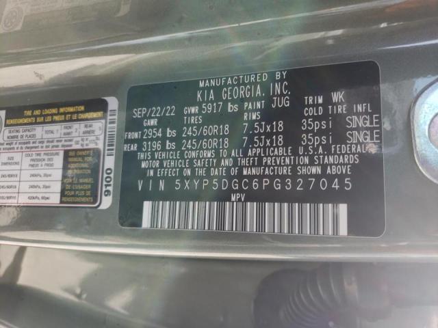 5XYP5DGC6PG327045 KIA Telluride Sx