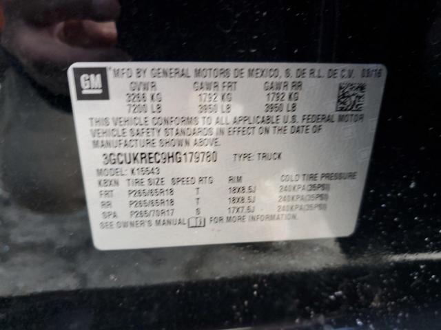 2017 CHEVROLET SILVRDO LT - 3GCUKREC9HG179780