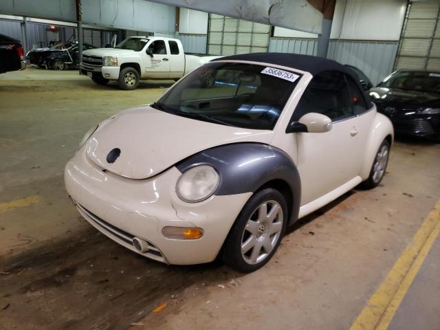 Salvage cars for sale from Copart Mocksville, NC: 2003 Volkswagen New Beetle GLX