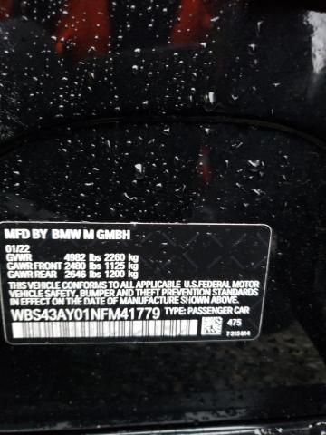 2022 BMW M3 COMPETI - WBS43AY01NFM41779
