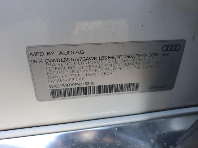 2015 AUDI A8 QUATTRO WAUJGAFD9FN016349