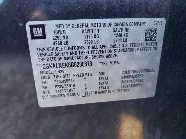 2GKALNEK8G6280873 GMC Terrain Sle