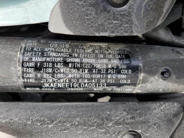 2020 KAWASAKI EN650 E - JKAENEE19LDA05133