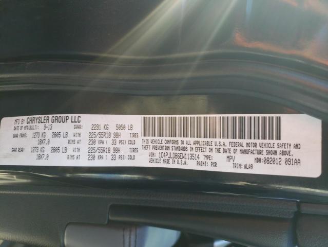 1C4PJLDB6EW113514 Jeep Cherokee Limited
