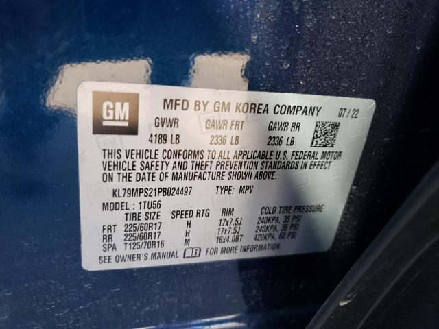 2023 CHEVROLET TRAILBLAZE - KL79MPS21PB024497