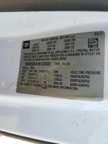 2017 CHEVROLET COLORADO L - 1GCHSCEA1H1224223