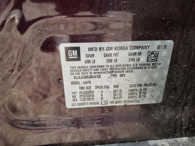 2018 BUICK ENCORE PRE - KL4CJASB0JB644760