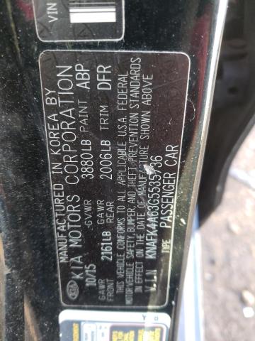 KNAFK4A63G5535736 KIA FORTE LX