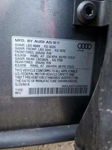 VIN WA1LAAF71JD002901 2018 Audi Q7, Premium Plus no.12