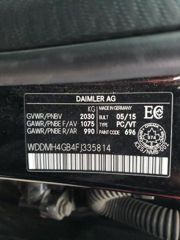 2015 MERCEDES-BENZ B 250 4MAT WDDMH4GB4FJ335814