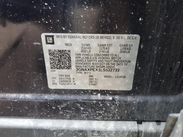 2020 CHEVROLET EQUINOX PR 3GNAXPEX1LS532733