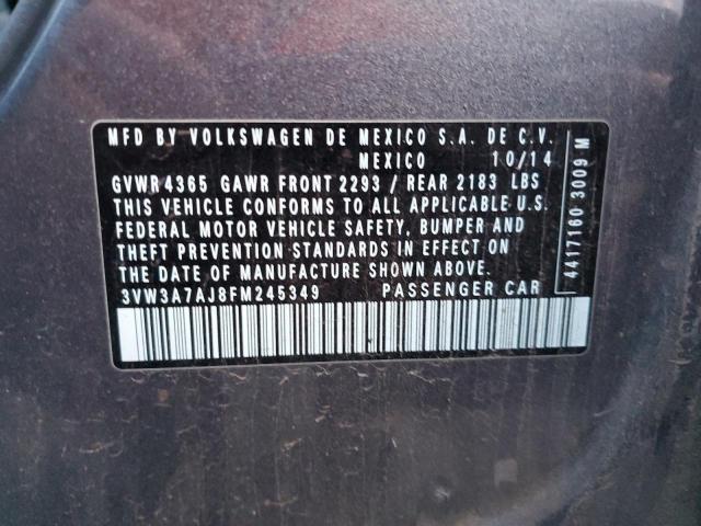 2015 VOLKSWAGEN JETTA TDI 3VW3A7AJ8FM245349