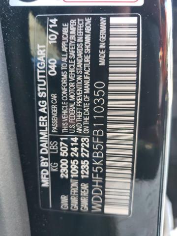 2015 MERCEDES-BENZ E 350 - WDDHF5KB5FB110350
