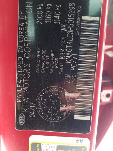 KNAGT4LE3H5015298 KIA OPTIMA HYBRID