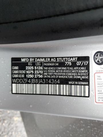 2018 MERCEDES-BENZ E 300 - WDDZF4JB8JA314364