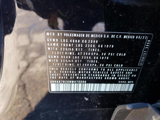 2022 VOLKSWAGEN TAOS S - 3VVAX7B20NM079506