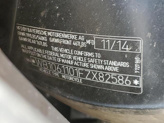 2015 BMW K1600 GT WB1061101FZX82586