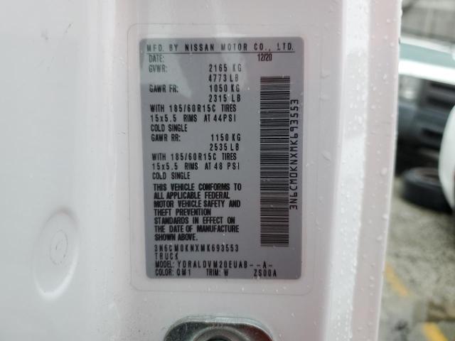 3N6CM0KNXMK693553 Nissan NV200 2.5S