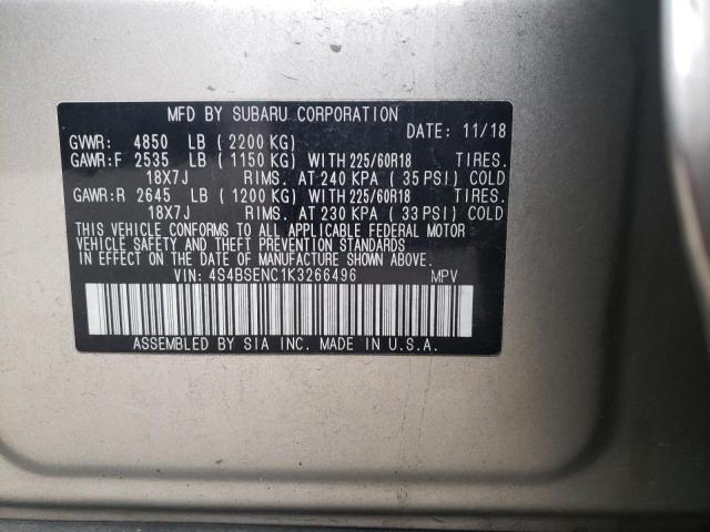 4S4BSENC1K3266496 Subaru Outback 3.6r Limited