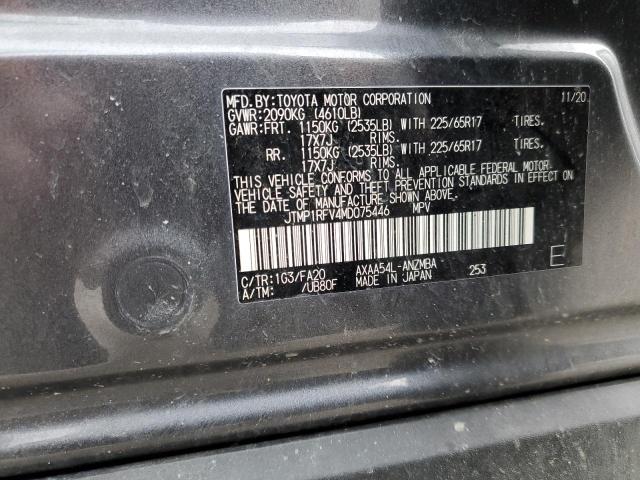 2021 TOYOTA RAV4 XLE - JTMP1RFV4MD075446