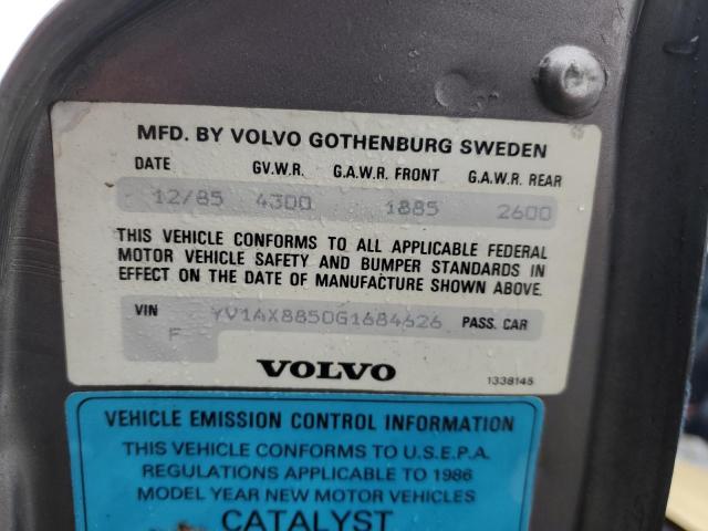 YV1AX8850G1684626 Volvo 245