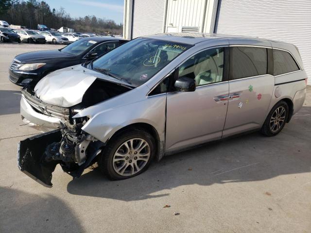 Salvage cars for sale at Spartanburg, SC auction: 2012 Honda Odyssey EXL