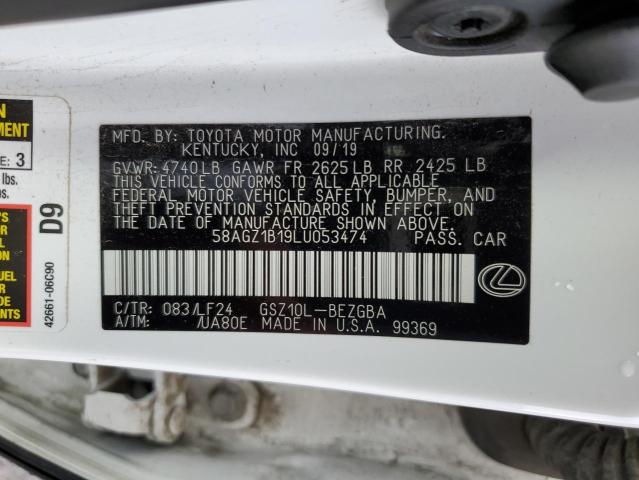 2020 LEXUS ES 350 F-S - 58AGZ1B19LU053474