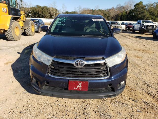 VIN 5TDKKRFH1ES011467 2014 Toyota Highlander, Xle no.5