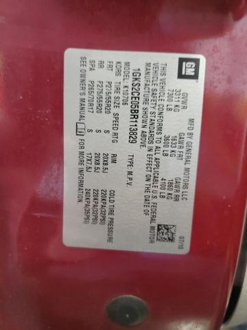 1GKS2CE05BR113829 GMC YUKON SLT