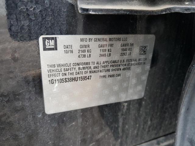 2017 CHEVROLET IMPALA LT - 1G1105S38HU159547