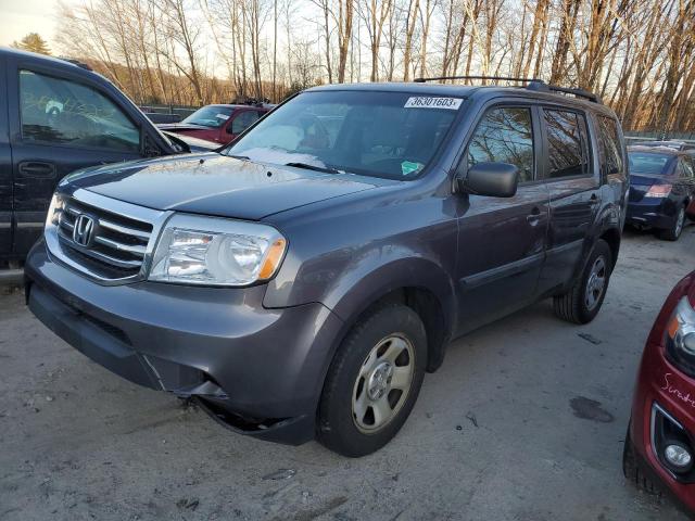 Salvage cars for sale from Copart Candia, NH: 2014 Honda Pilot LX