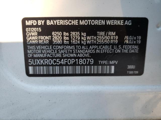 5UXKR0C54F0P18079 BMW X5