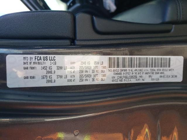 1C4RJFAG6JC285256 Jeep Grand Cherokee Laredo