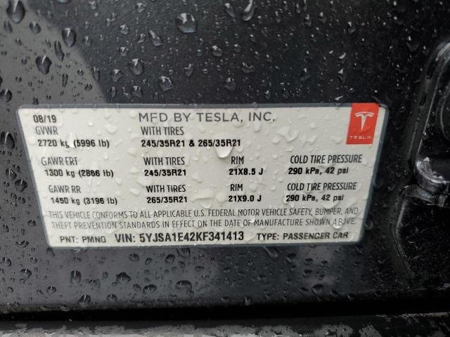 5YJSA1E42KF341413 Tesla MODEL S