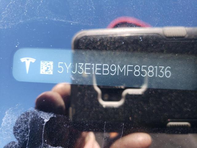 5YJ3E1EB9MF858136 Tesla MODEL 3