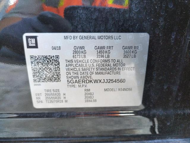 2018 BUICK ENCLAVE AV - 5GAERDKWXJJ254560