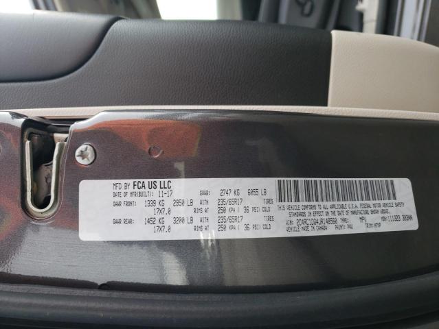 2018 CHRYSLER PACIFICA T - 2C4RC1DG4JR148560