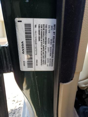 YV1TS90D8Y1073776 Volvo S80 T6 Turbo