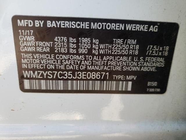WMZYS7C35J3E08671 Mini Cooper