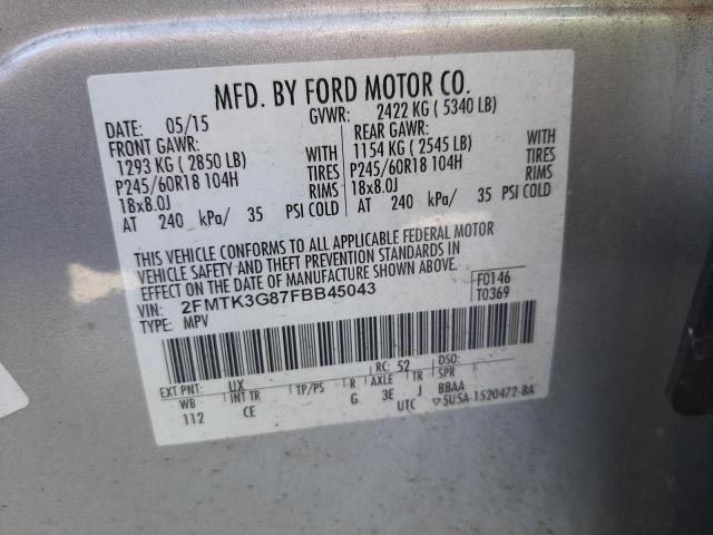 2015 FORD EDGE SE - 2FMTK3G87FBB45043