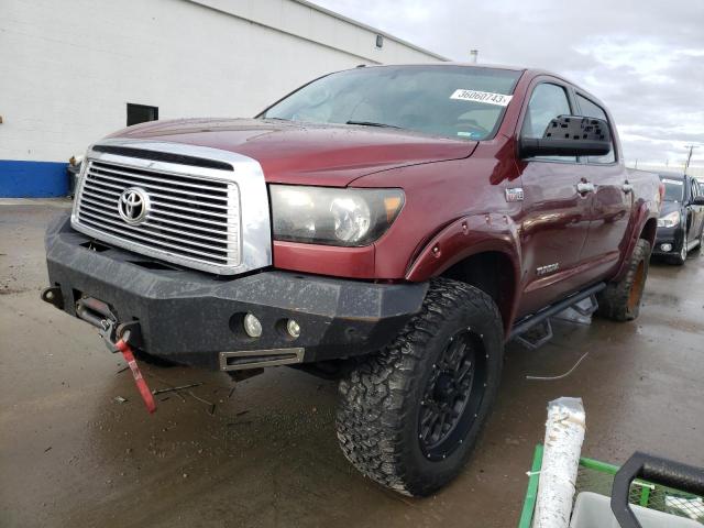 Salvage cars for sale from Copart Farr West, UT: 2010 Toyota Tundra Crewmax Limited