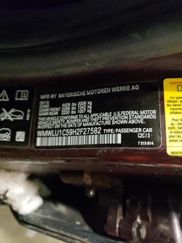 WMWLU1C59H2F27582 Mini Cooper
