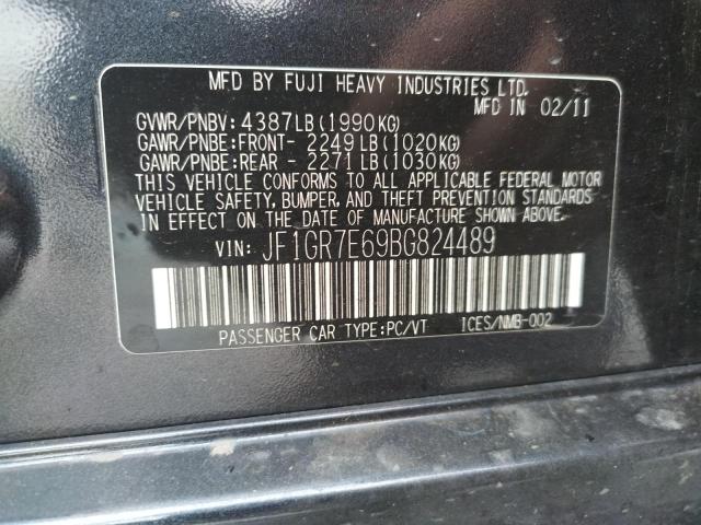 JF1GR7E69BG824489 Subaru Impreza Wrx