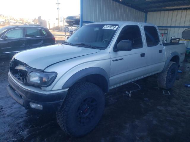 Salvage cars for sale from Copart Colorado Springs, CO: 2003 Toyota Tacoma DOU
