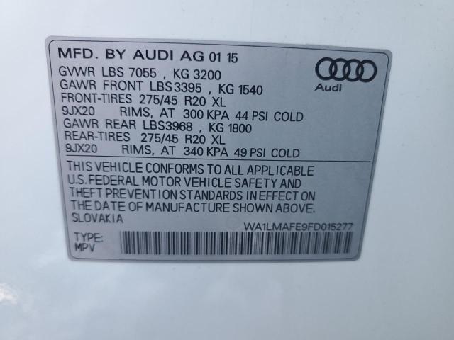 2015 AUDI Q7 TDI PRE - WA1LMAFE9FD015277