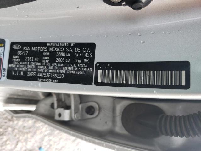 3KPFL4A75JE169220 KIA FORTE LX