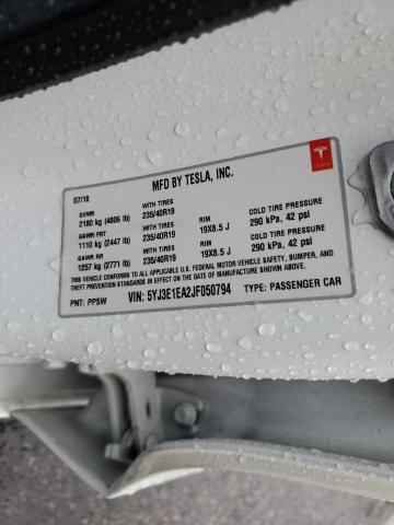 5YJ3E1EA2JF050794 Tesla MODEL 3