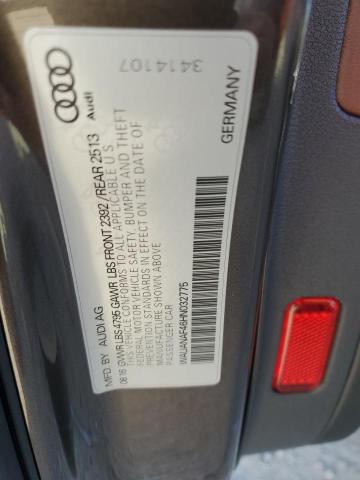 2017 AUDI A4 PREMIUM - WAUANAF46HN032775