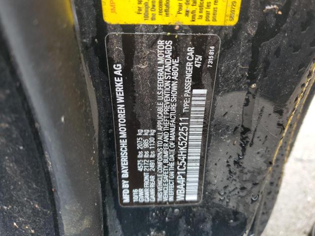 2017 BMW 440I WBA4P1C54HK522511