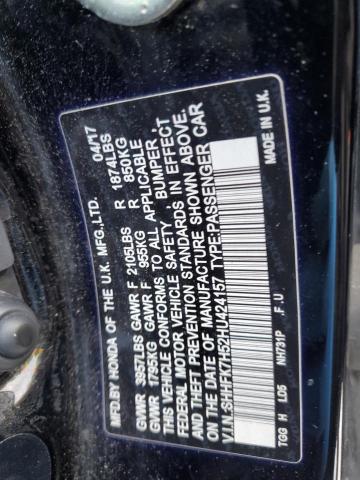 SHHFK7H52HU424157 Honda CIVIC EX